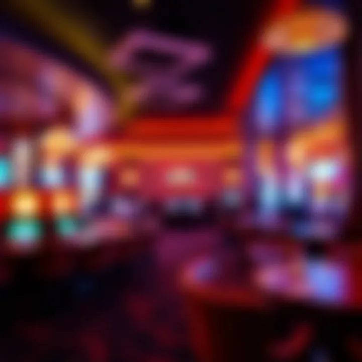Elegant casino lounge with vibrant atmosphere