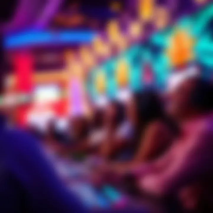 Engaging live entertainment show at a casino