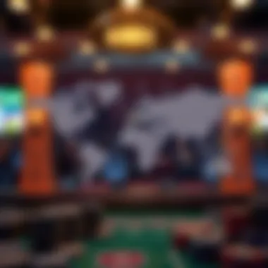 A world map highlighting different age restrictions for online gambling in various regions.