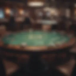 Poker table dynamics during a live game
