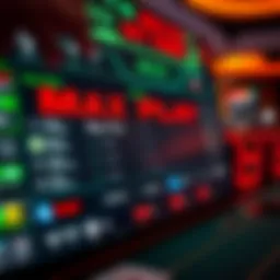 Dynamic layout of a betting interface showcasing max play options