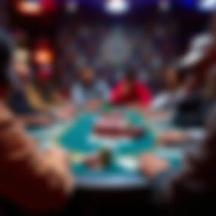 Betting Rounds in Texas Hold'em Illustration explaining the betting rounds in Texas Hold'em